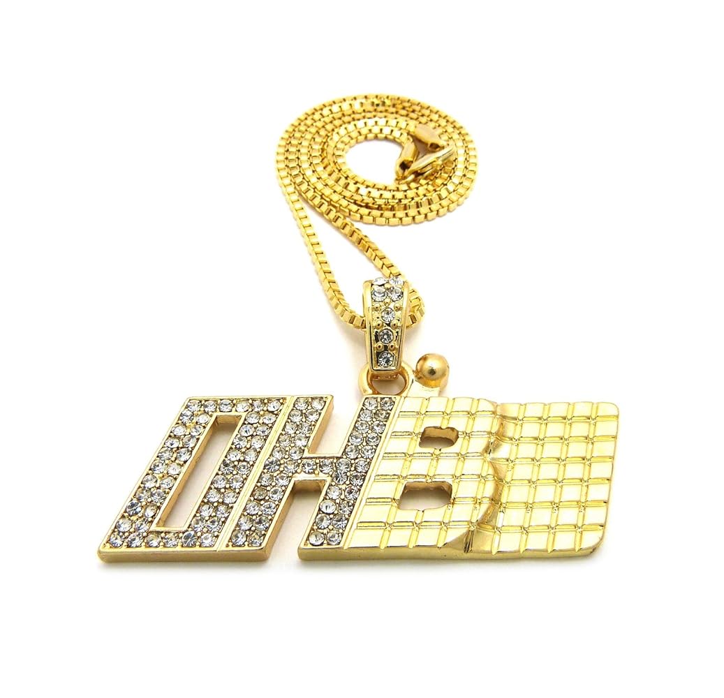 Crescendo SJ INC ICED Out 'OHB' Pendant & 24